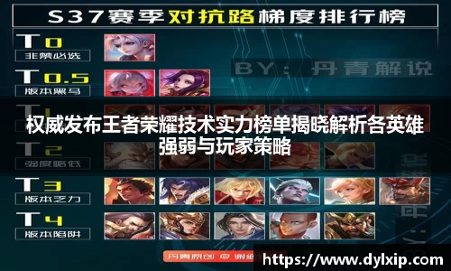 权威发布王者荣耀技术实力榜单揭晓解析各英雄强弱与玩家策略